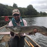 Dave Keay with a double figure summer pike. 